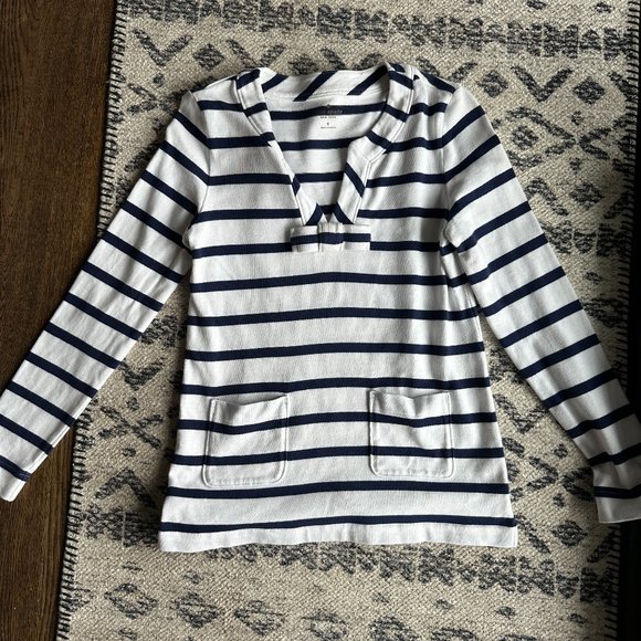 Kate Spade Navy & White Striped Top - Picture 1 of 2